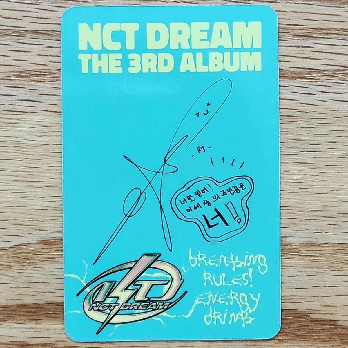 Renjun Official Photocard NCT Dream The 3rd Album ISTJ Vending