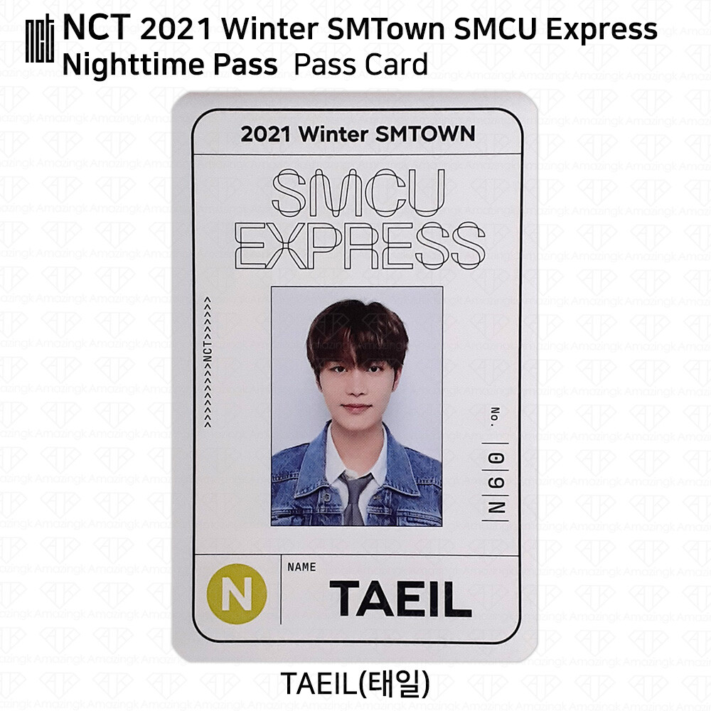 NCT 2021 Winter SMTOWN SMCU Express Nighttime Pass Photocard