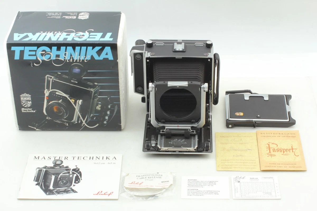 RARE CLASSIC 【UNUSED BOXED】 Linhof Master Technika 45 50 Jahre