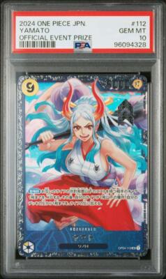 2024 PSA 10 One Piece Flagship Battle Top 8 Yamato SR Promo OP04
