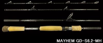 Dranckrazy BLACK SERPENT MAYHEM GD-S6.2-MH Bass Spinning rod 4