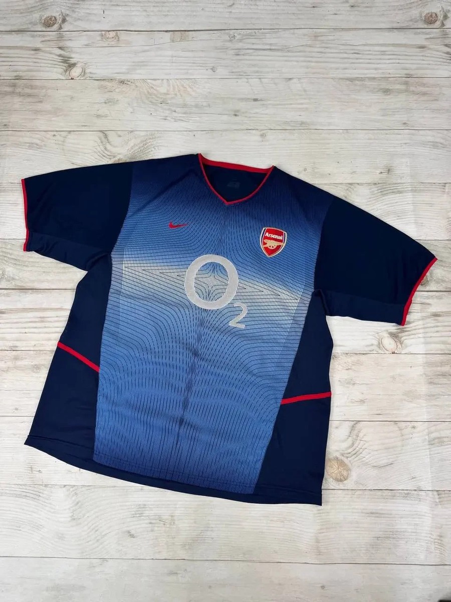 Nike Arsenal 2002 2004 Away Football Shirt Soccer Jersey Vintage