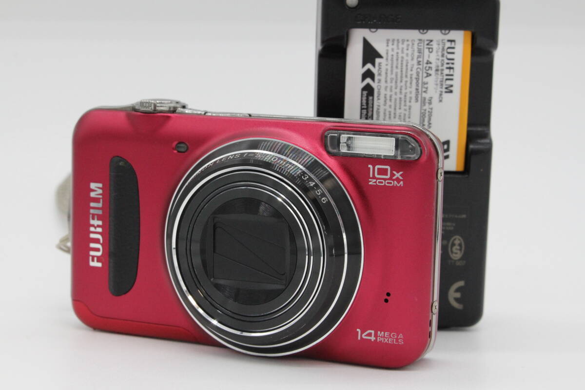 Fujifilm FinePix T300 RED 14MP 10x Digital Camera English language