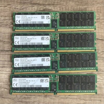 SK Hynix 256GB (4x 64GB ) 2Rx4 DDR5 RAM 4800MHz REG ECC EC8 RDIMM