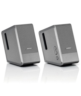 Bose Computer MusicMonitor Computer Speakers Desktop PC Silver