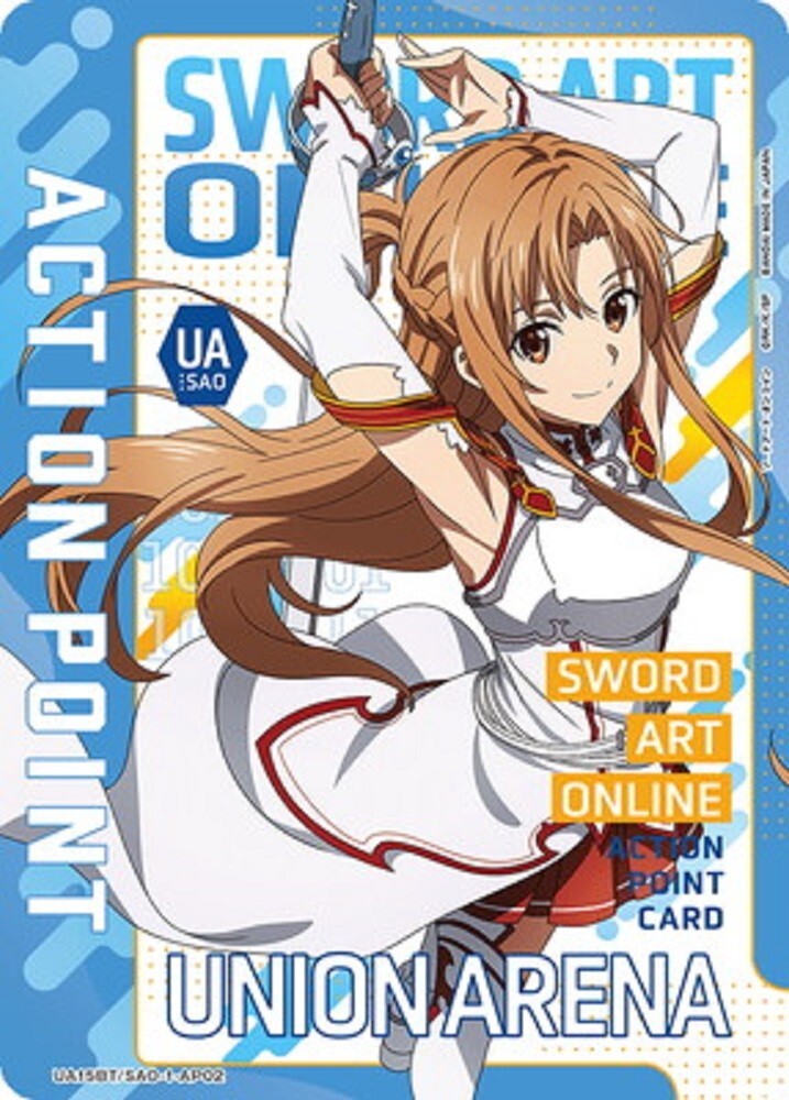 Union Arena Sword Art Online Asuna Action Point AP Japanese SAO | eBay