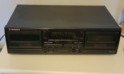 Pioneer CT-W205R Stereo Double Cassette Deck Tested | eBay