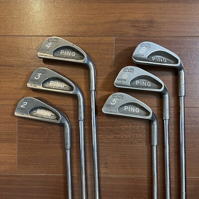 Ping Karsten I Black Dot Irons 2,3,4,5,6,8 Steel Shaft Right Hand