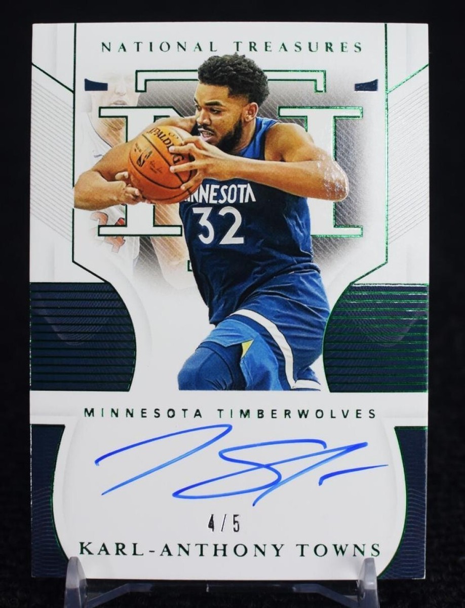 2021 Panini National Treasures Karl Anthony Towns Timberwolves