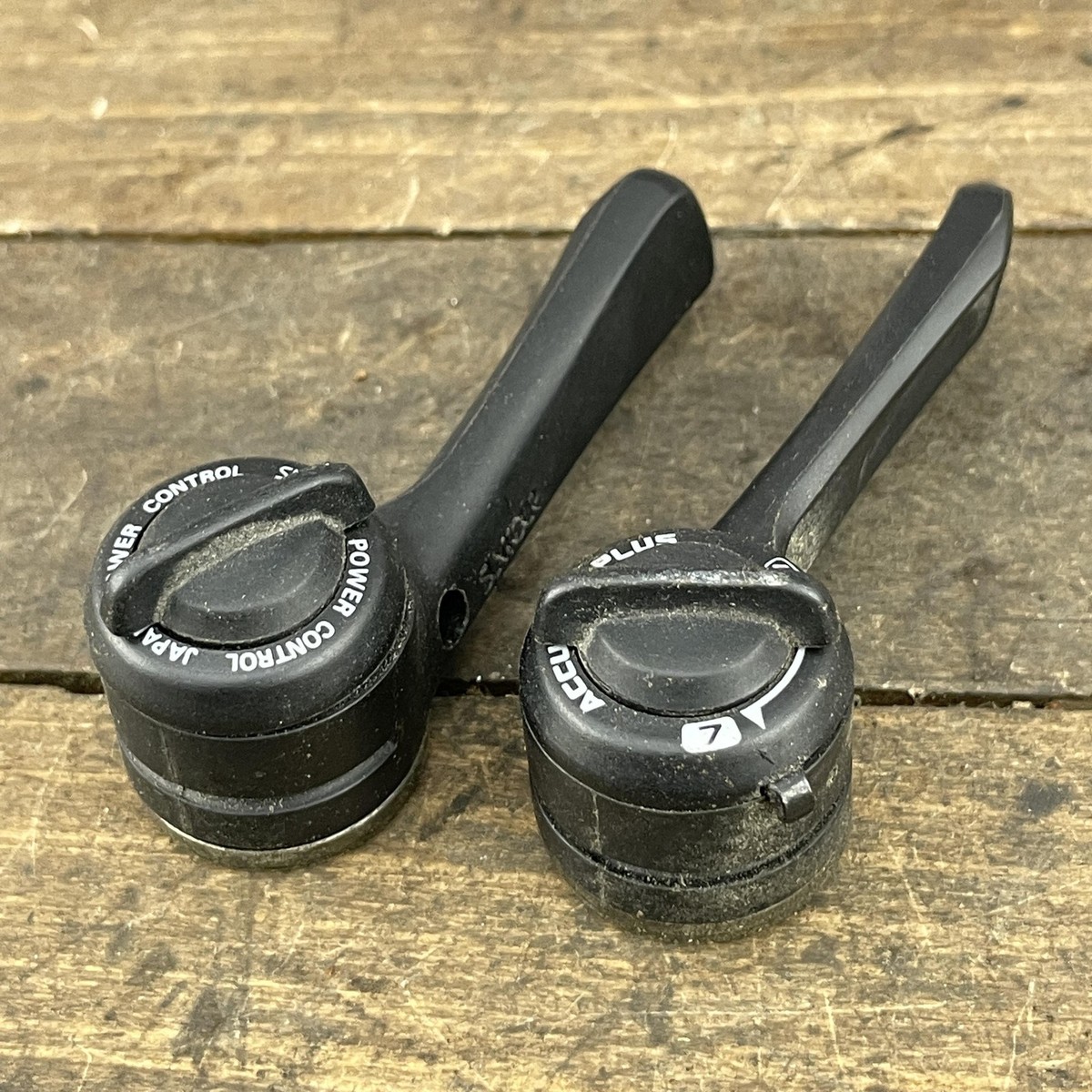 Vintage Suntour Accushift Plus Power Control Shifters Braze 7s 7