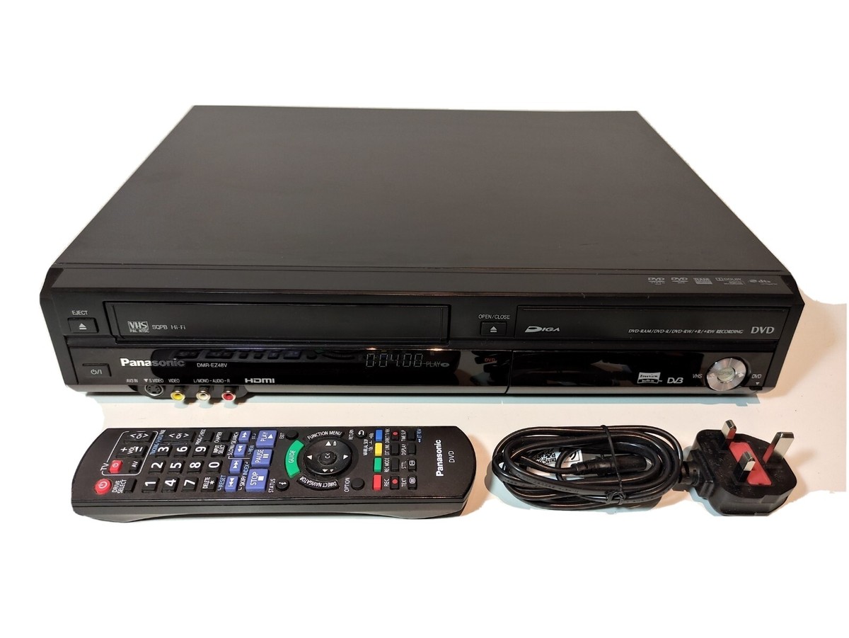 Panasonic DMR-EZ48V DVD Recorder/VCR Combi, Freeview HDMI | eBay