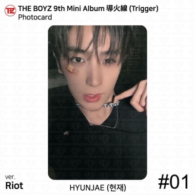 The Boyz 9th Mini Album 導火線 TRIGGER Official Photocard Postcard