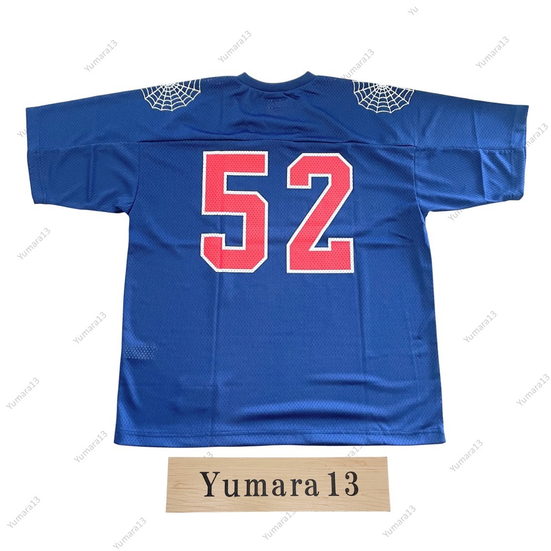 Supreme Spiderweb Football Jersey Black Orange White Blue 4colors