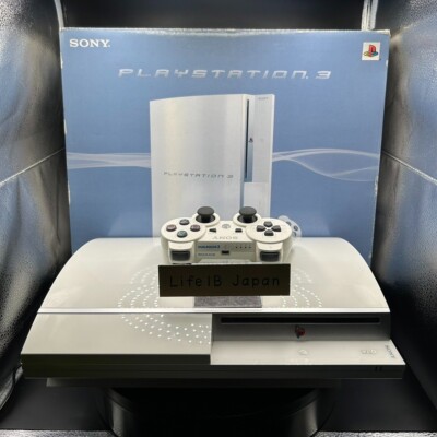 SONY PlayStation 3 PS3 40GB Ceramic White Console w/Box CECHH00