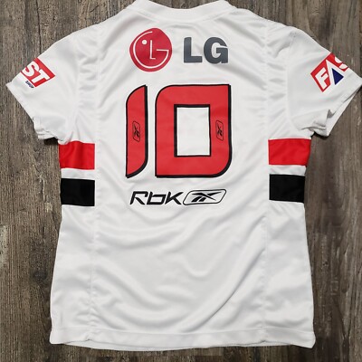 2006 Reebok Sao Paulo Home Soccer Jersey Danilo Kids M Brazil