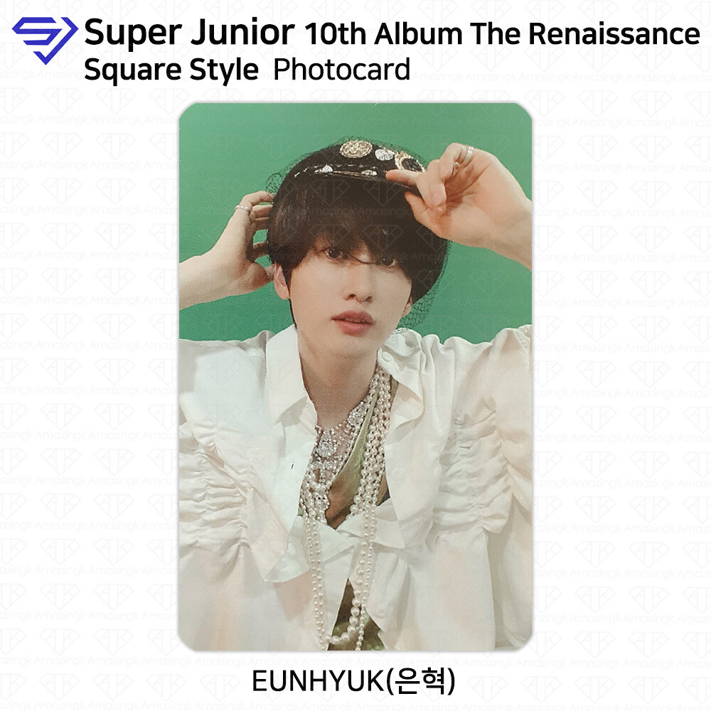 Super Junior SJ 10th Album The Renaissance Official Photocard KPOP