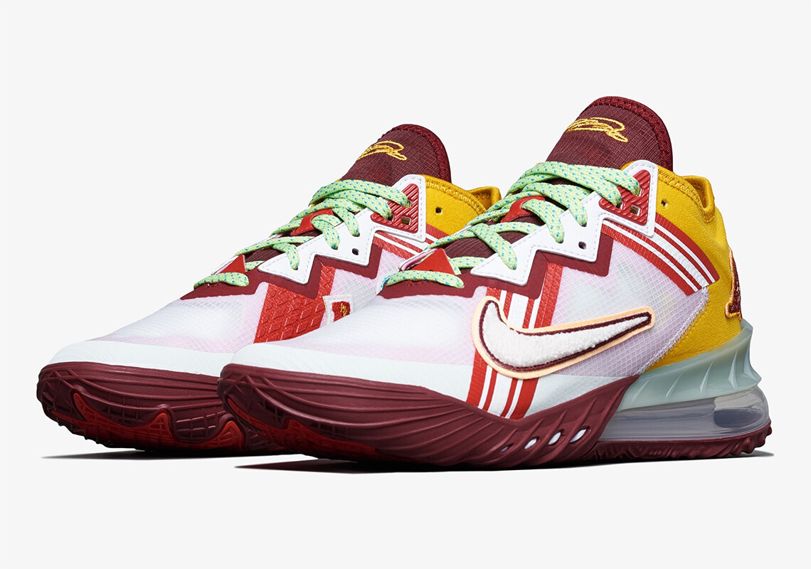 Nike LeBron James XVIII 18 Low Mimi Plange Higher Learning Red
