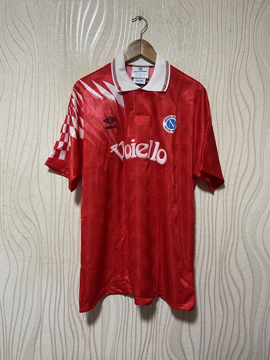 NAPOLI 1991 1992 THIRD FOOTBALL SHIRT SOCCER JERSEY UMBRO sz XL
