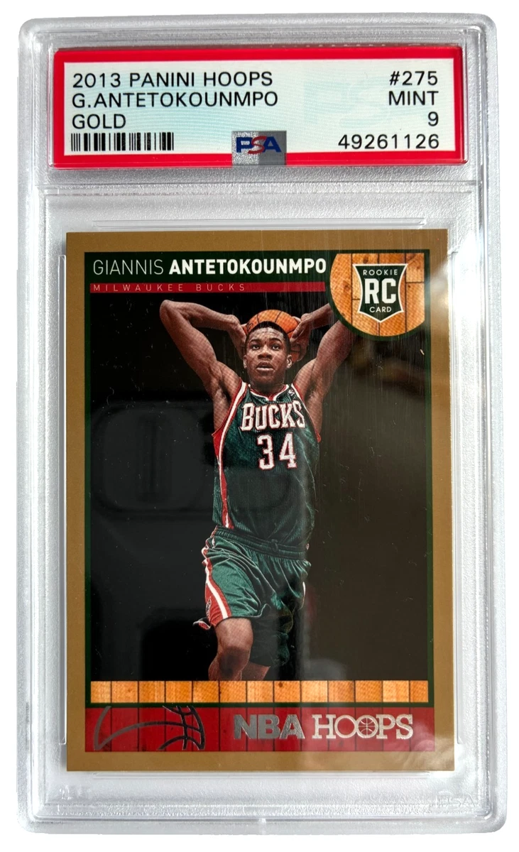 Giannis Antetokounmpo Basketball Grade 9 Rookie Sports Trading
