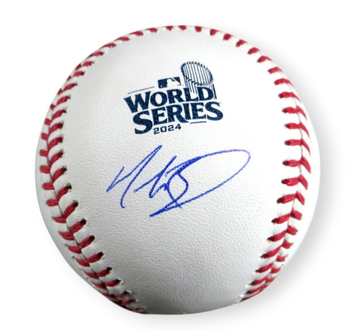 Mookie Betts Signed Autographed Baseball 2024 World Series Dodgers