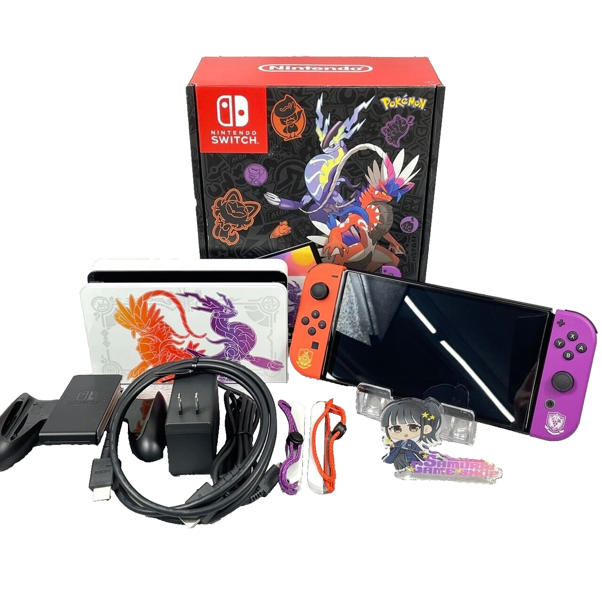 Nintendo Switch OLED Console Pokémon Scarlet & Violet Edition Box
