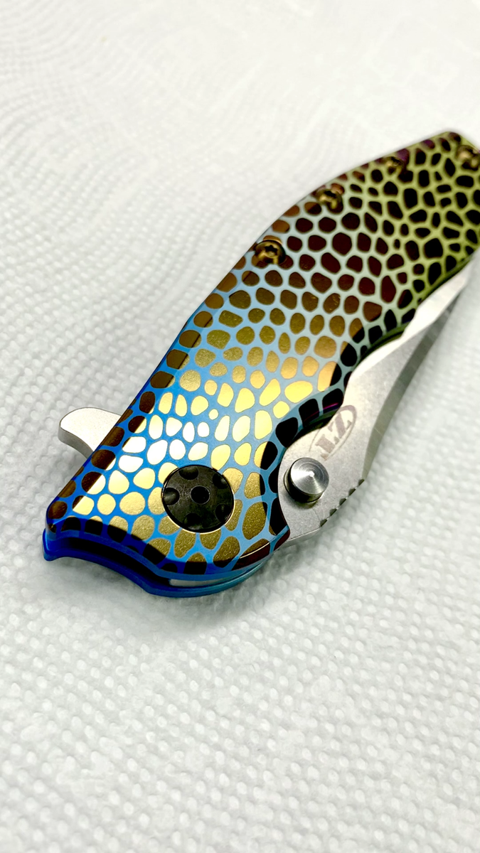 Zero Tolerance 0562 Ti Flipper Rick Hinderer Folder ZT0562Ti w