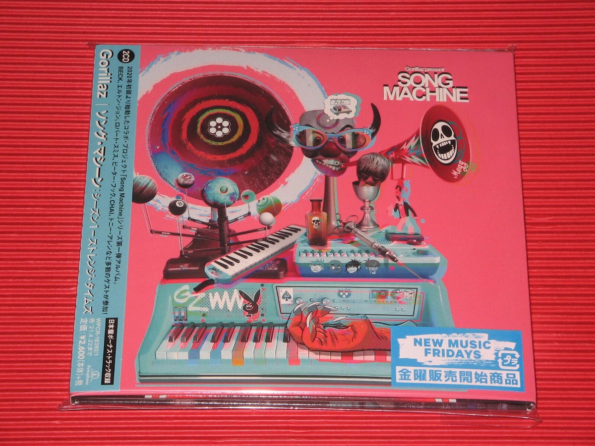 4BT JAPAN 2 CD GORILLAZ SONG MACHINE SEASON ONE STRANGE TIMES W