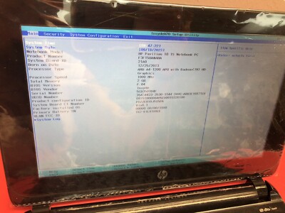 HP Pavilion 10 TS Notebook PC 11.6