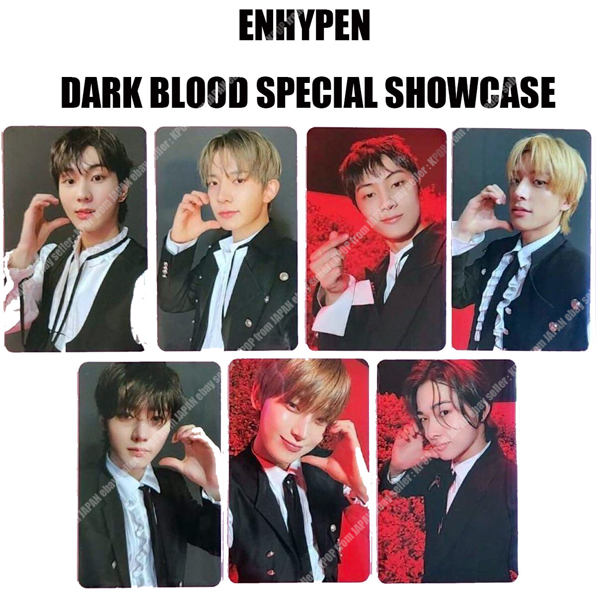 ENHYPEN DARKBLOOD SHOWCASE Official Photocard JUNGWON SUNGHOON
