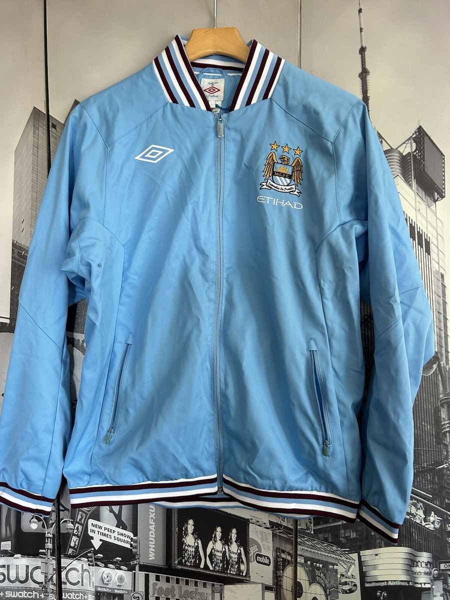 Vintage Manchester City 2011/12 Umbro Track Jacket - Large Men's