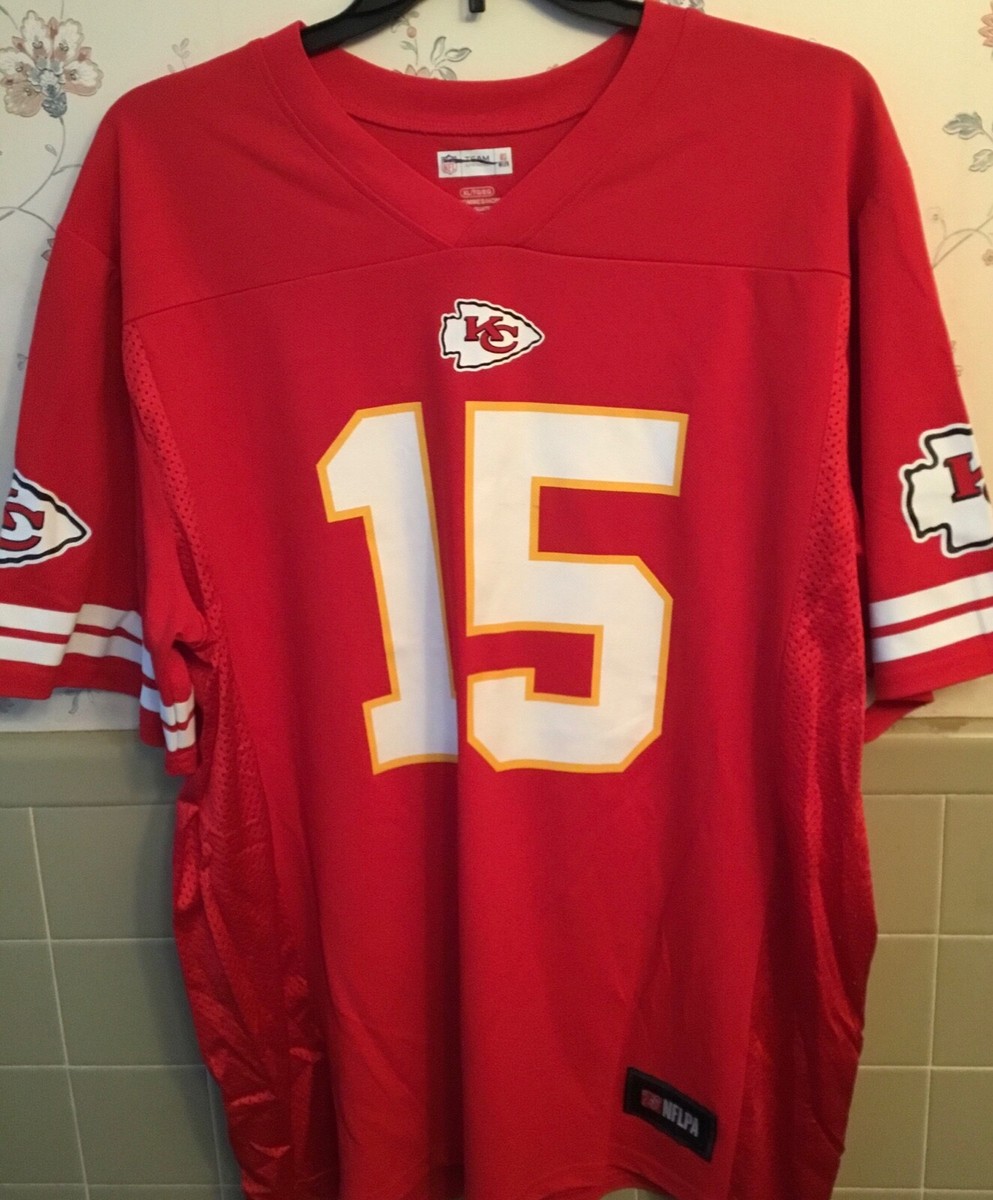 NFLPA KANSAS CITY CHIEFS PATRICK MAHOMES 15 NFL Jersey MENS Size