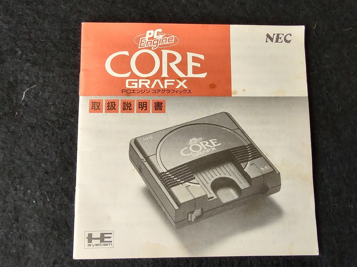 NEC PC Engine Coregrafx Console PI-TG3 TurboGrafx16, Pad, Gamel