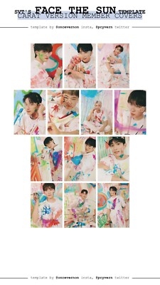 SEVENTEEN FACE THE SUN album BINDER + SET PHOTOCARD Carat ver