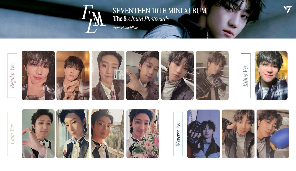 THE8 SEVENTEEN - FML - Normal CARAT Weverse kihno kit Official