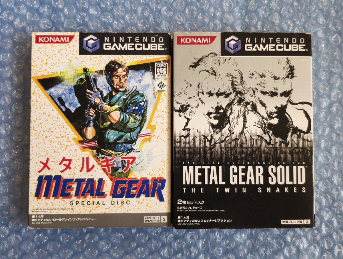 Metal Gear Solid Twin Snakes Premium Disc + Special Disc Nintendo