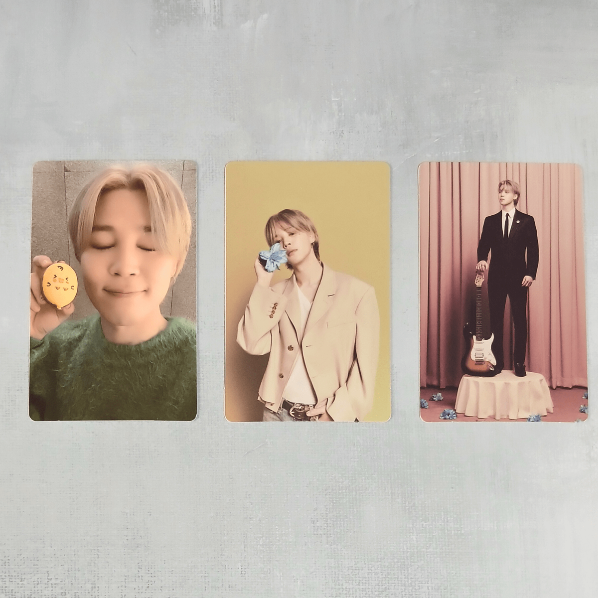 BTS Jimin Muse Album Lucky Draw Photo Card - Weverse Smeraldo