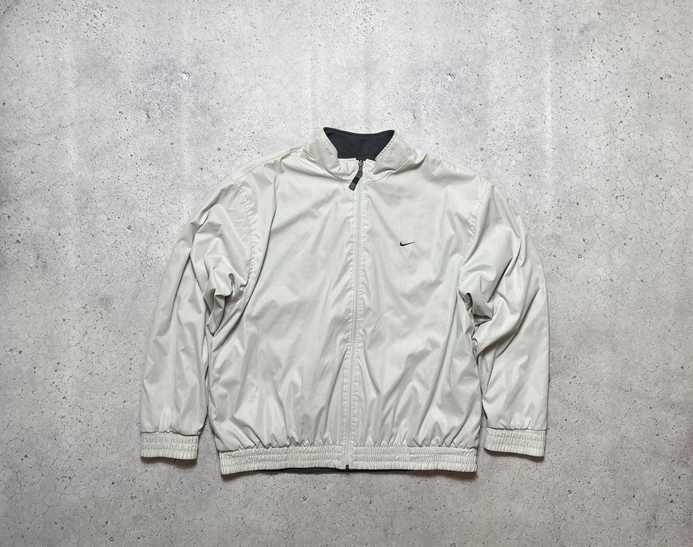 Vintage Nike Golf Nylon Fleece Swoosh Y2K Reversible Jacket | eBay