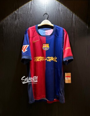 Barcelona 2024/2025 Home Jersey Travis Scott Special Edition Pedri