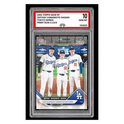 2025 Topps Now - Tokyo Series Shohei Ohtani, Yoshinobu Yamamoto