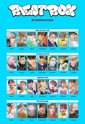 NCT Dream Beatbox official photo card NEW SCHOOL YOUNG STAR