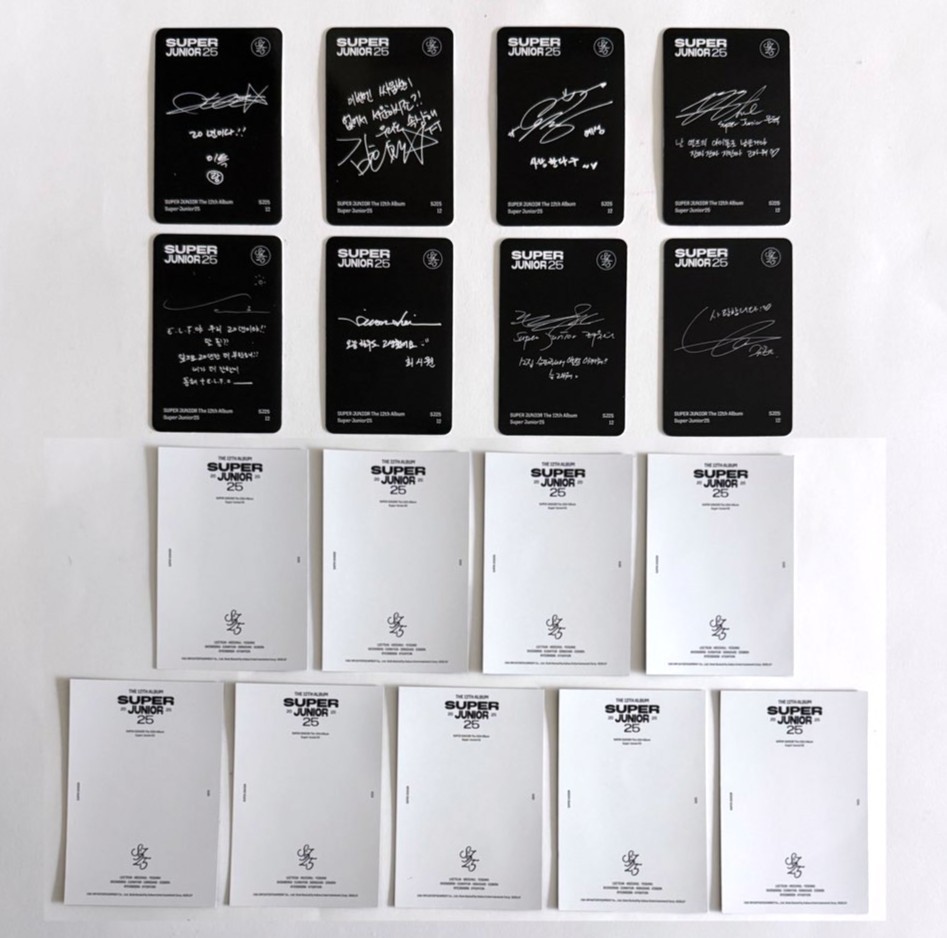 Super Junior 12th Album SUPER JUNIOR 25 Official Photocard