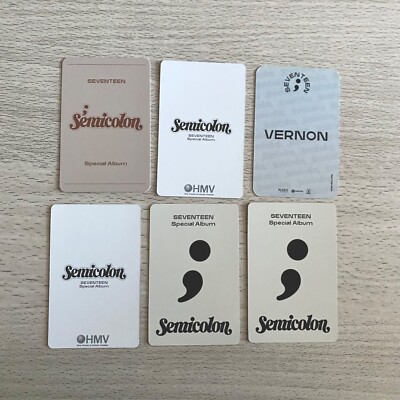 SEVENTEEN special album Semicolon Vernon set + photo card + mini