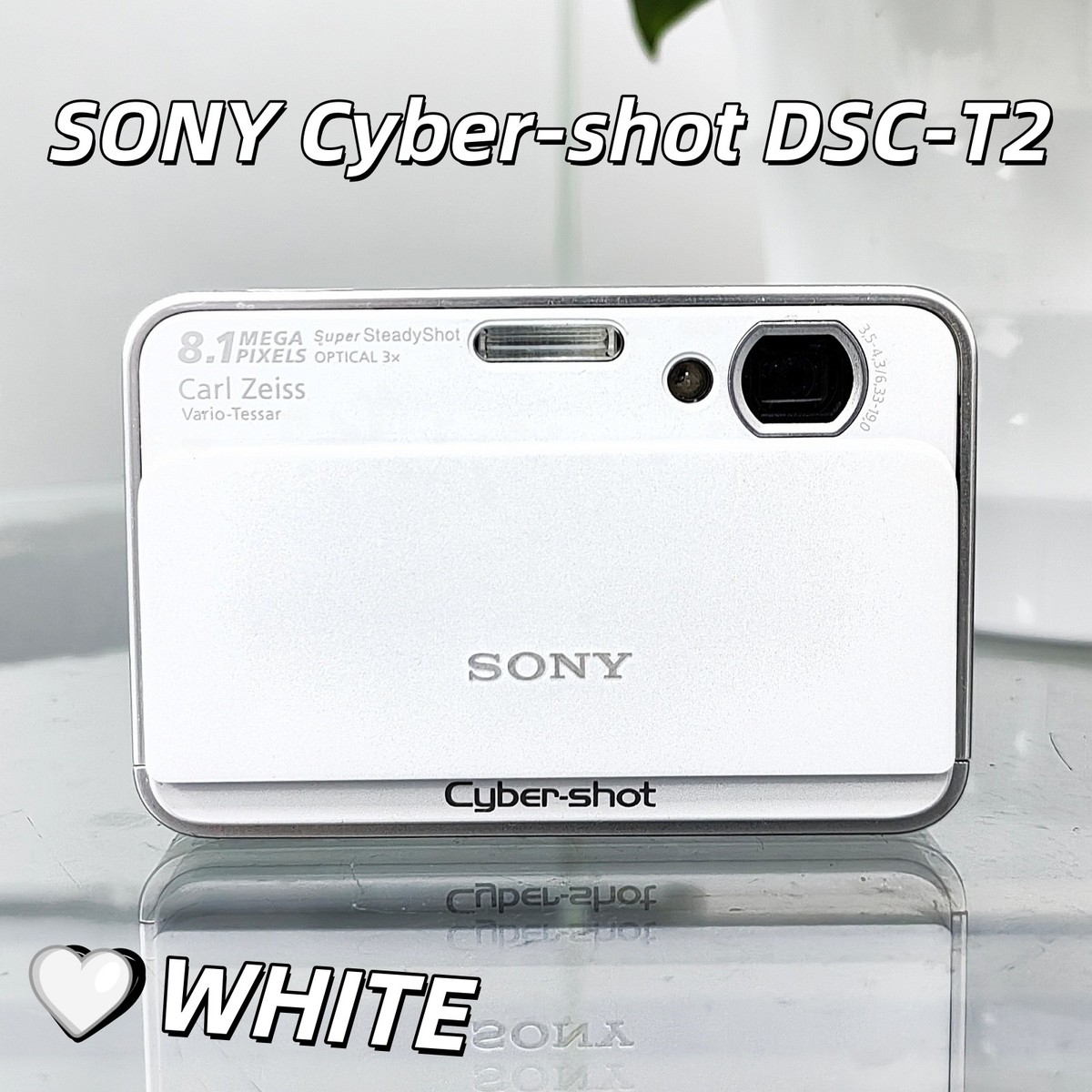 Sony Cyber Shot DSC-T2 8.1MP 3x Vintage Compact Digital Camera w