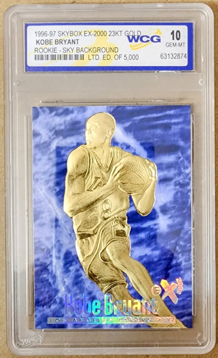 1996-97 Skybox EX-2000 23KT Gold Kobe Bryant Sky Background 10 GEM