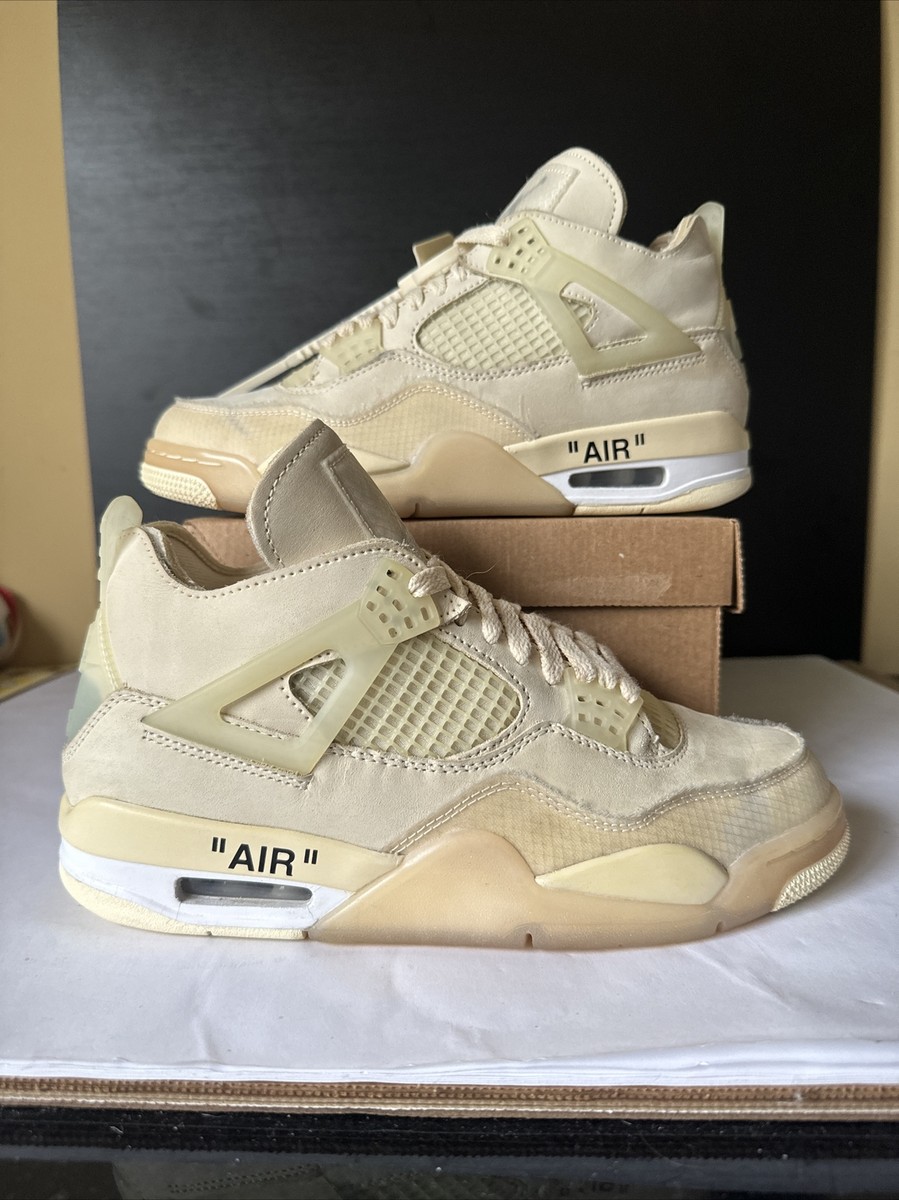 Size 9 Women's - Jordan 4 SP x Off-White Mid Sail W 194272184862| eBay