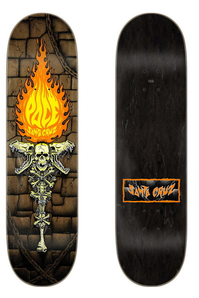 SANTA CRUZ skateboard deck PACE TORCH DECK 8.25 in unused item