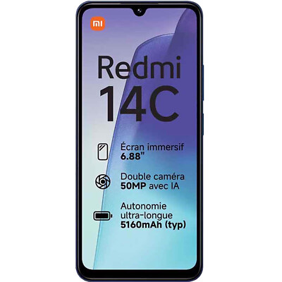 Xiaomi Redmi 14C 4G Starry Blue 128GB + 4GB Dual-SIM Unlocked