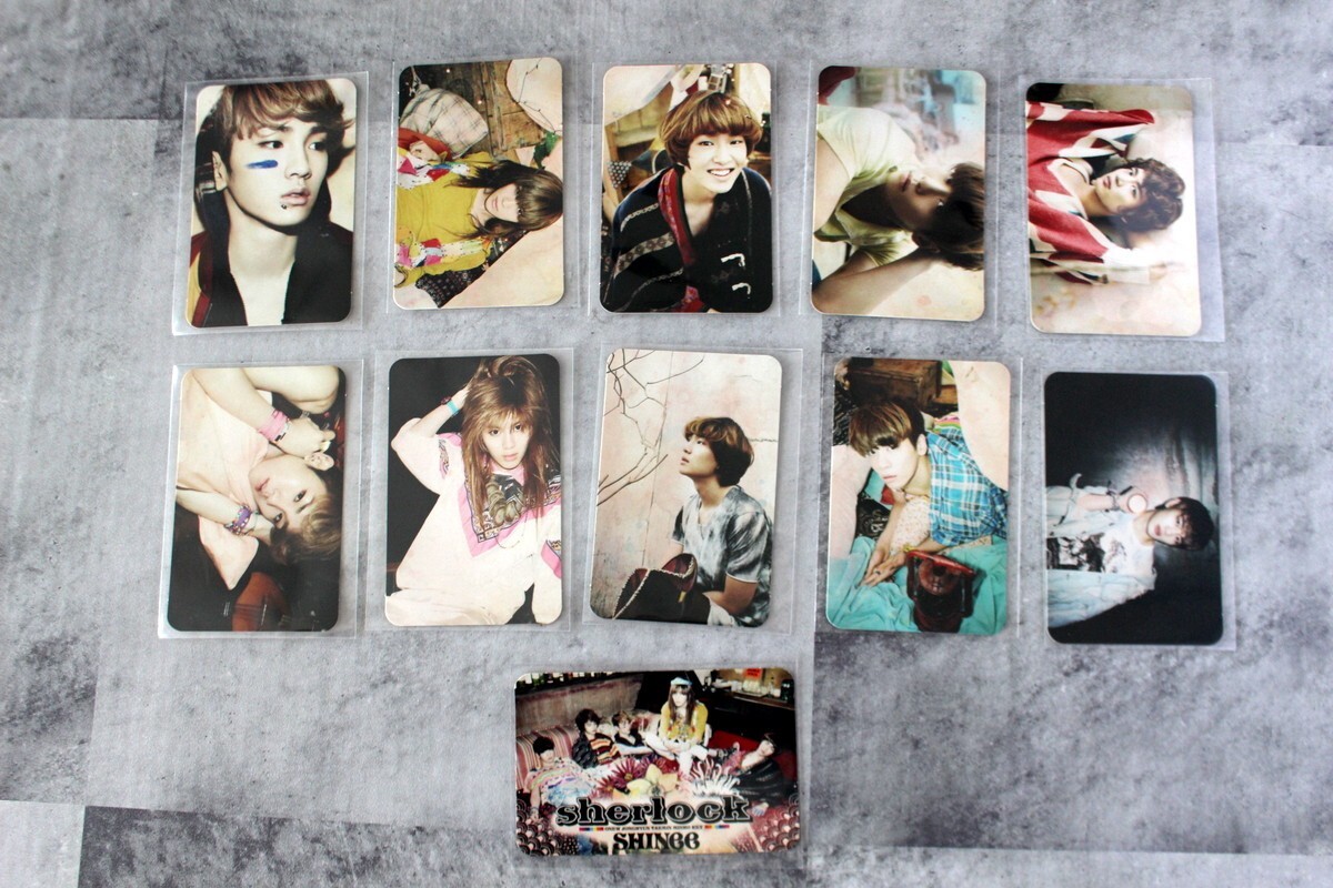 FULL SET x11 SHINee Sherlock Photocard Japan Single Limited KEY