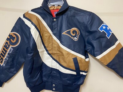 ST. Louis Rams NFL Men's Vintage Jeff Hamilton Leather Jacket