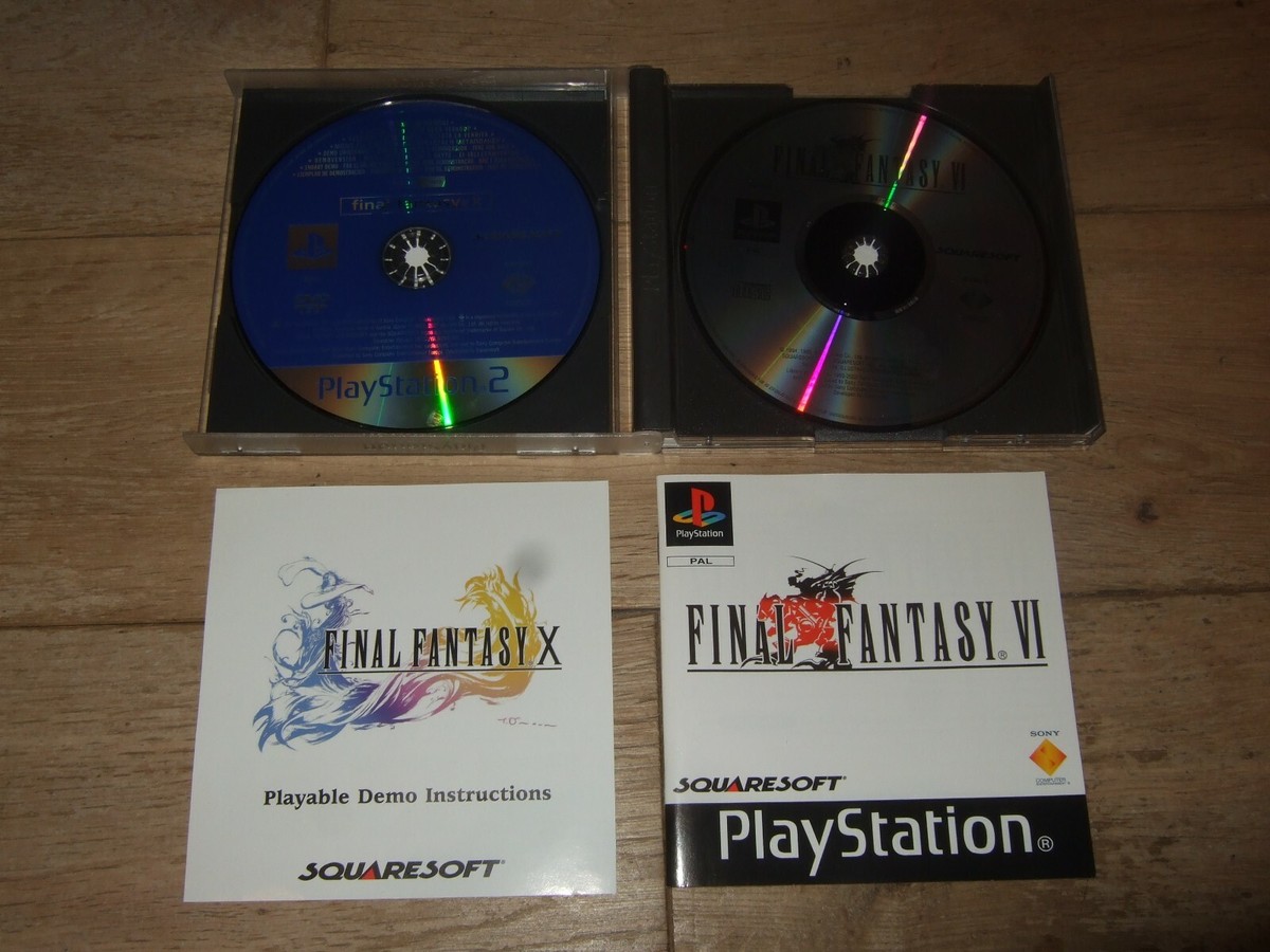 FINAL FANTASY 6 VI PLAYSTATION 1 PS1/PS2 PS3 GAME RPG EXCELLENT